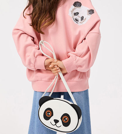 Molo Shoulder Bag - Panda Bear - Crisp White