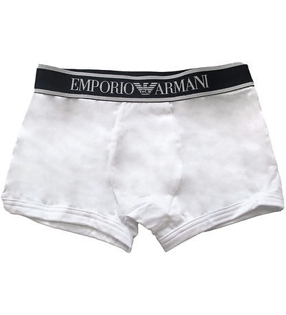 Emporio Armani Boxers - 2-Pack - White/Navy