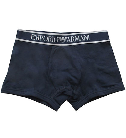 Emporio Armani Boxers - 2-Pack - White/Navy