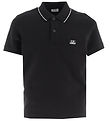 C.P. Company Polo - Black w. White