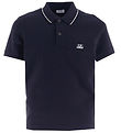 C.P. Company Polo - Total Eclipse Blue w. White