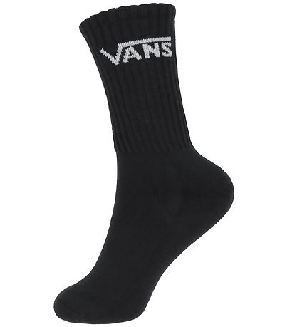 Vans Socks - 3-Pack - Black w. White
