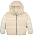 Calvin Klein Puffer Jacket w. Fleece - Whitecap Grey