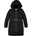 Calvin Klein Paddet Jacket w. Belt - Ck Black