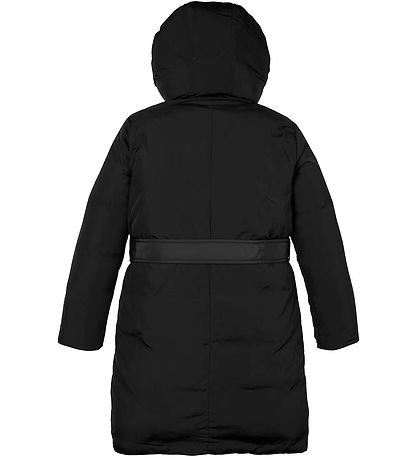 Calvin Klein Polstret Jakke m. Belte - Ck Black