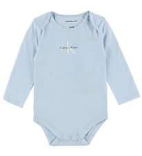 Calvin Klein Bodysuit l/s - Monogram - Rain Dance