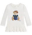 Polo Ralph Lauren Bluse - Hvid m. Bamse