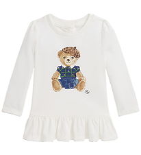 Polo Ralph Lauren Tröja - Vit m. Gosedjur