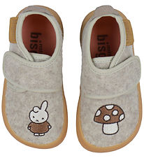 Bisgaard X Miffy Hausschuhe - Wolle - Barfuß - Sand