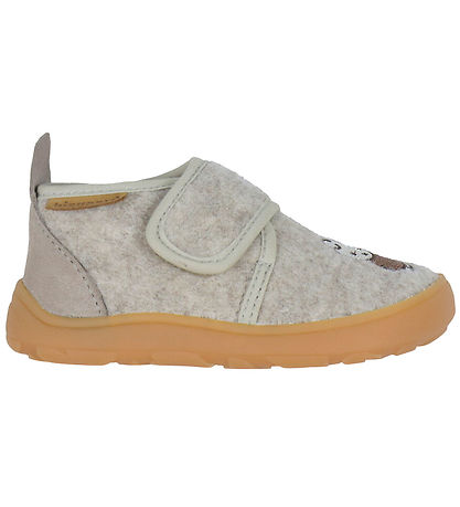 Bisgaard X Miffy Slippers - Wool - Barefoot - Sand