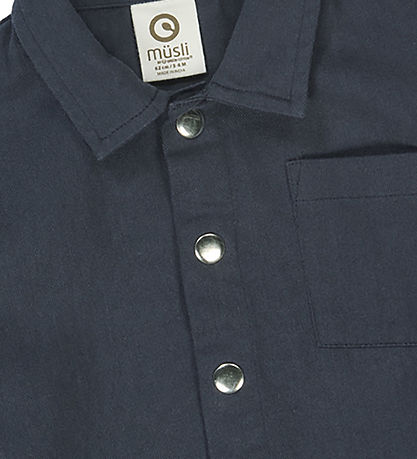 Müsli Shirt - Twill Baby - Night Blue