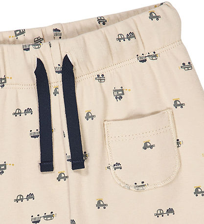 Müsli Broek - Rib - Auto - Baby - Oak/Mos/Stormachtig Blue