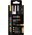 Posca Tussit - PC-5M - 4 kpl. - Musta/Valkoinen/Hopea/Kulta