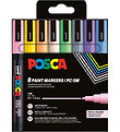 Posca Markers - PC-3M - 8 pcs - Pastel