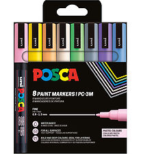 Posca Markers - PC-3M - 8 pcs - Pastel