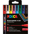Posca Tuschpennor - PC-3M - 8 st. - Flerfärgad