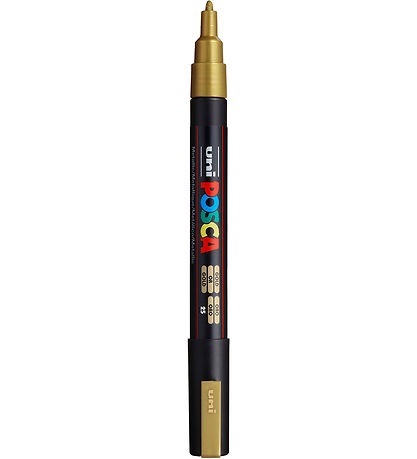 Posca Markers - PC-3M - 4 st. - Goud/Wit/Zilver/Zwart