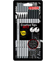 Stabilo Filzstifte - Kreativtipps Arty - 10 st. - Schwarz/Grau