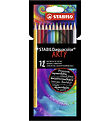 Stabilo Trélitir - Aquacolor Arty - 12 Stk. - Marglitað