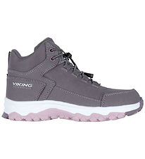 Viking Winter Boots - Akkarvik Mid Fleece WP SL - Plum/Pink