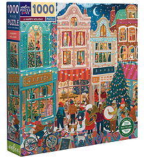 Eeboo Jigsaw Puzzle - 1000 Bricks - 58.4x58.4 cm - A Happy Holid