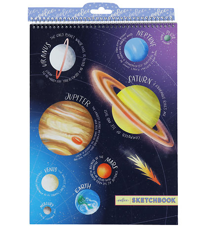 Carnet de croquis Eeboo - Nos planètes