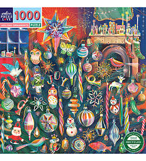 Eeboo Jigsaw Puzzle - 1000 Bricks - 58.4x58.4 cm - Holiday Ornam