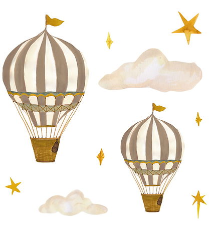 That's Mine Wallstickers - Dreamy balloons - Brown