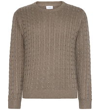 Grunt Blouse - Knitted - GrTue - Nature Melange