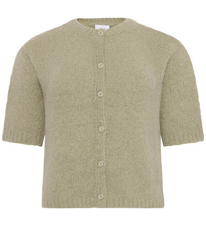Gilet Grunt - Tricoté - GrEvissa - Dust Green