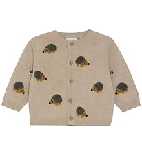 Minymo Cardigan Stickning - Beige Melange