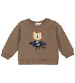 Minymo Sweatshirt - Caribou w. Løve