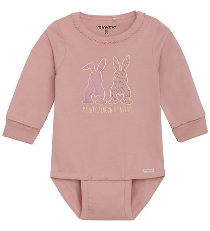 Minymo Bodysuit l/s - Misty Rose
