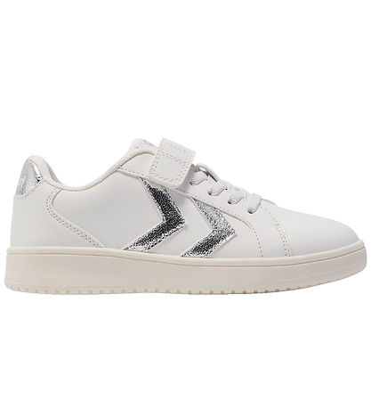 Hummel Schoenen - Derby Court JR - Grijs/Zilver