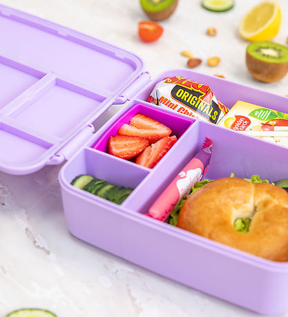 Enjeux MontiiCo - 2 Pack - Festin Bento - Silicone - Fuchsia