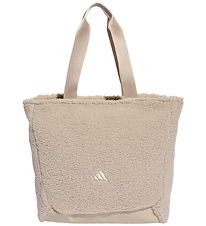adidas Performance Shopper -Teddy Fleece - Beige/Chalk White