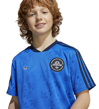 adidas Originals T-shirt - Blue w. Logos