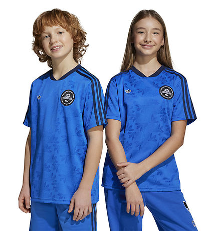 adidas Originals T-shirt - Blue w. Logos