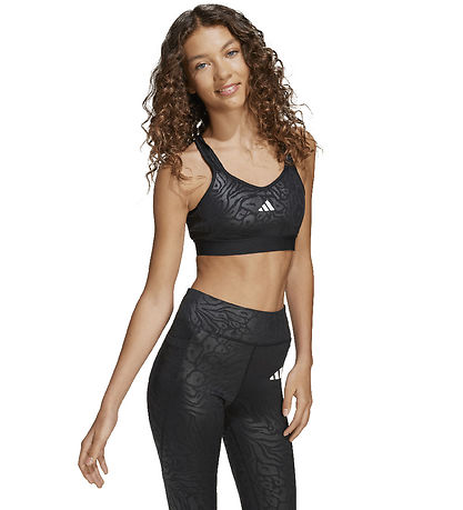 adidas Performance Sports Bra - Black w. White