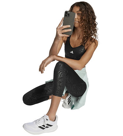 adidas Performance Sports Bra - Black w. White
