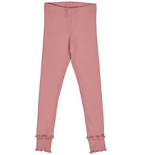 Müsli Leggings - Rib - Cozy Jag - Nostalgi Rose