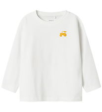 Name It Blouse - NmmLonnie - Bright White m. Tractor