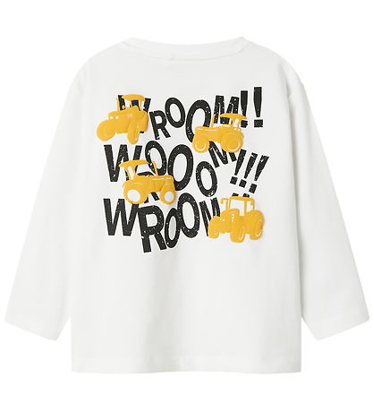Name It Blouse - NmmLonnie - Bright White w. Tractor
