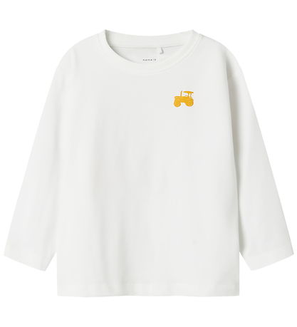Name It Blouse - NmmLonnie - Bright White w. Tractor