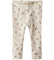 Name It Leggings - NbfHiline - Sandshell w. Glitter
