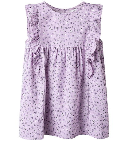 Name It Dress - NmfJolly - Lavendula w. Flowers