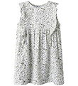 Name It Kleid - NmfJolly - Star White m. Blumen