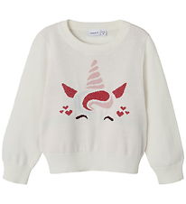Name It Blouse - Gebreid - NmfKiras - Cloud Danser