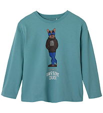 Name It Blouse - NkmPsakob - Mineraal Blue