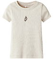 Name It T-shirt - Rib - NbfHusina - Sandshell